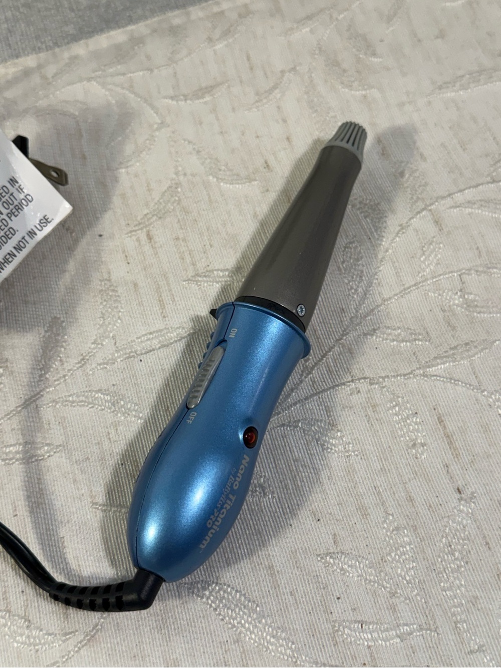 BaBylissPRO Nano Titanium Mini Curling Iron Wand Tested Works Fast Travel